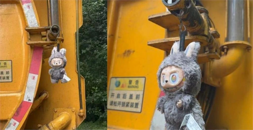 水肥車上掛Labubu！竟是市值8千3「限量隱藏款」　網嗨翻：根本稀有盲盒富豪
