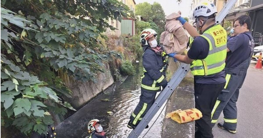 排水溝驚見新生嬰屍! 台中潭子區清晨2米深大水道發現連臍帶嬰兒