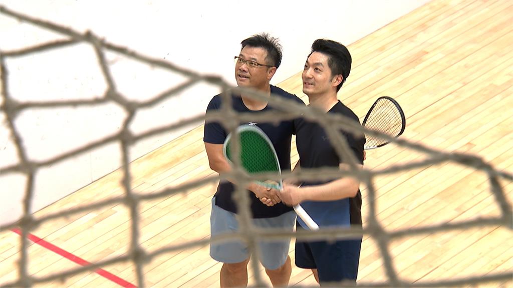 好強! 蔣萬安戰世壯運壁球 直落三奪兩勝