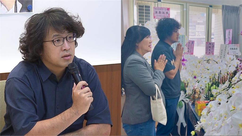 母靈堂「婉辭藍白拈香」竟被攻擊!沈伯洋無奈:我媽根本不想看到他們好嗎?