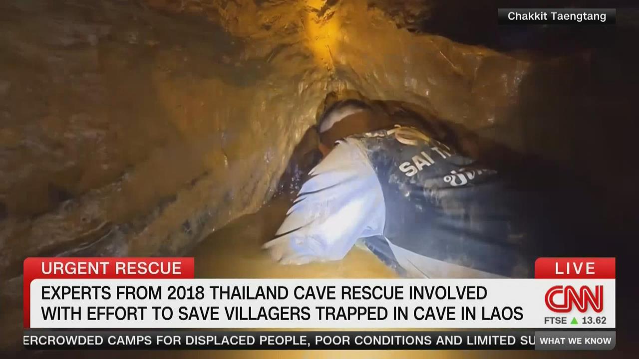 寮國村民淘金受困洞穴 5人獲救2人失蹤