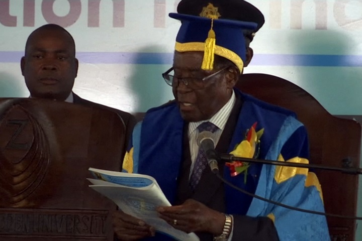 辛巴威總統穆加比請辭 結束37年統治