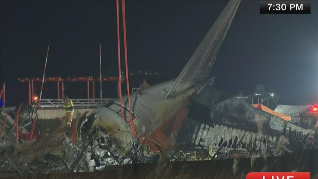濟州航空降落爆炸　2人獲救、其餘179人恐罹難