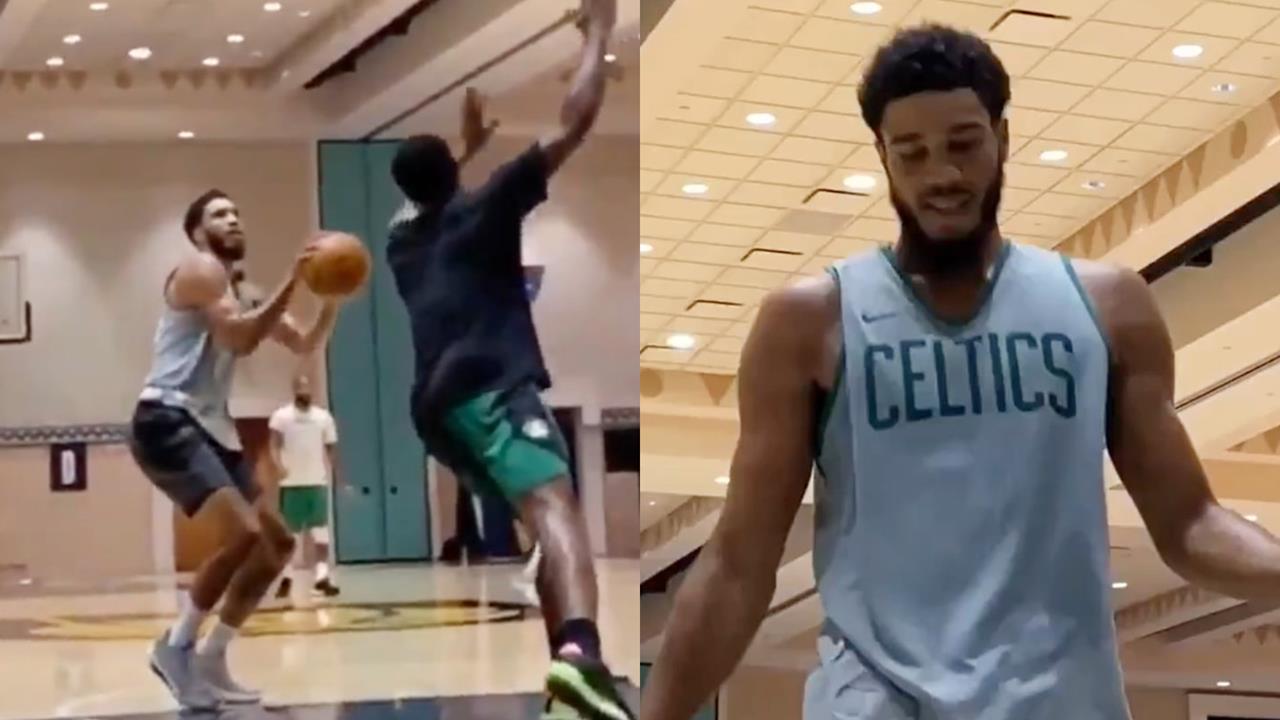 NBA(影)/復出近了?塔圖姆「術後休養七個月」一對一實戰對抗「一步雙手爆扣」