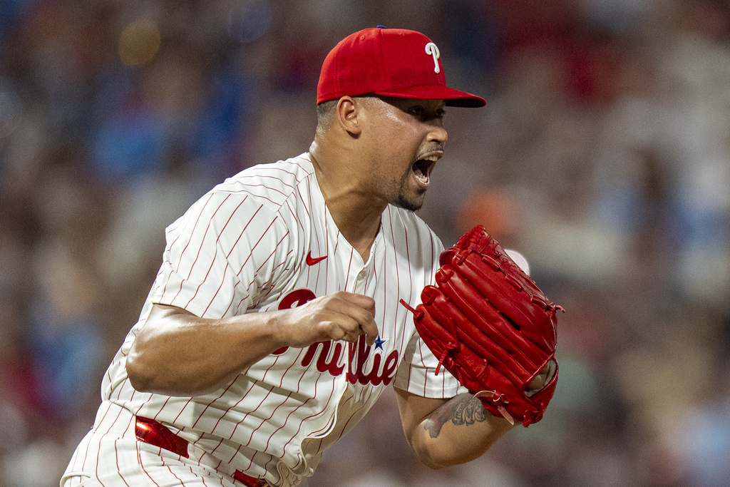 MLB(影)/費城人新火球終結者上演關門秀! 猛催球速破隊史紀錄