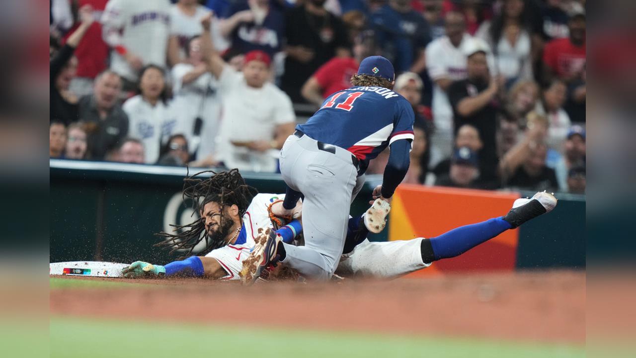 經典賽(影)/法官賈吉大秀雷射肩!右外野長傳三壘精彩觸殺快腿小大帝士