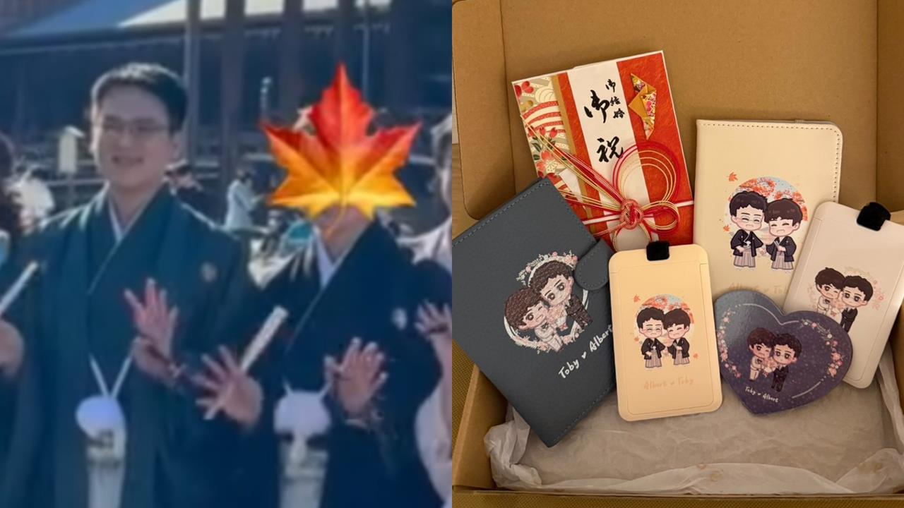 徐嶔煌甜曬京都西本願寺「婚禮畫面」!伴侶模樣不藏了…被讚「幸福身高差」