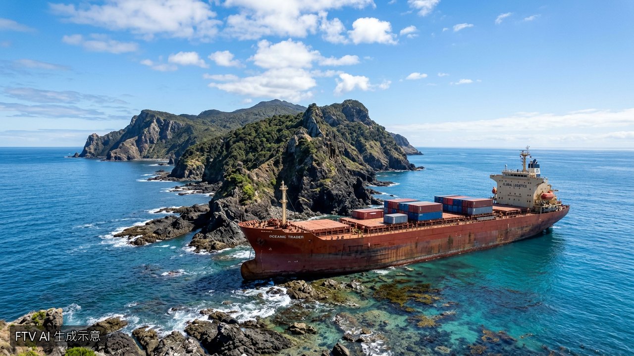 阿曼船隻擱淺南部外海　當局緊急應對防環境污染
