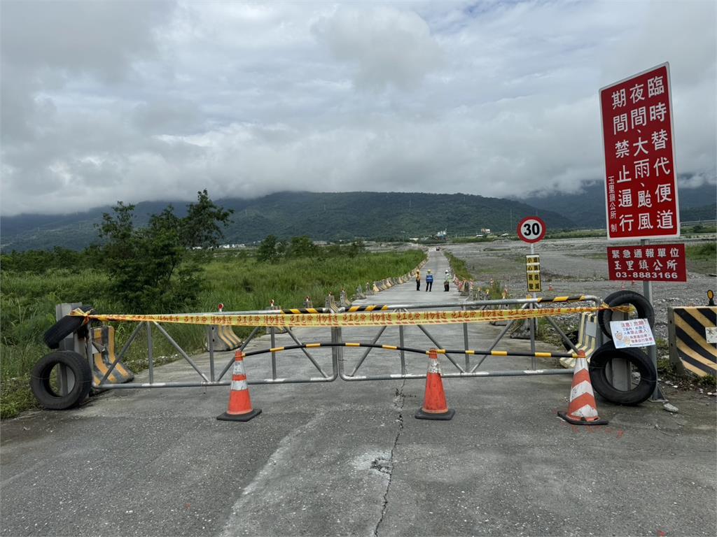 快新聞／大雨狂炸！　花蓮玉里高寮、玉長便道「即起夜間預防性封閉」