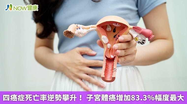 四癌症死亡率逆勢攀升! 子宮體癌增加83.3%幅度最大