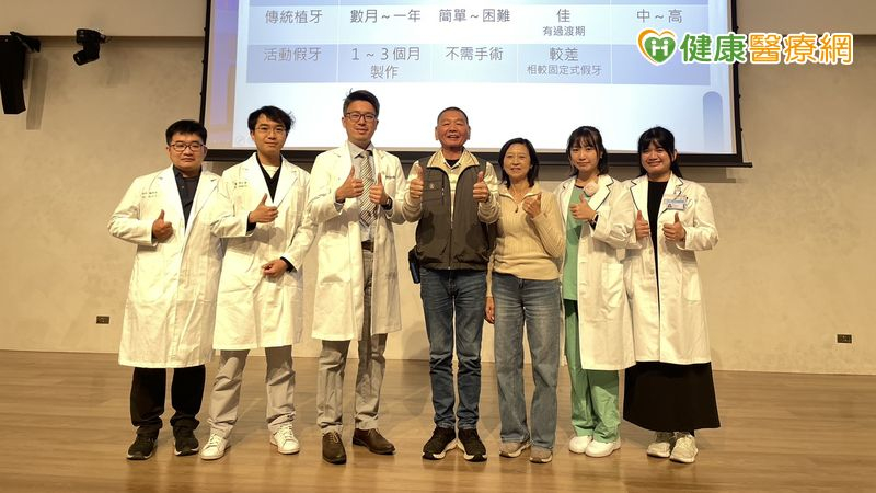 十多年吃飯只靠「喝」！中醫大市醫一日下顎全口重建　助6旬翁重拾美食
