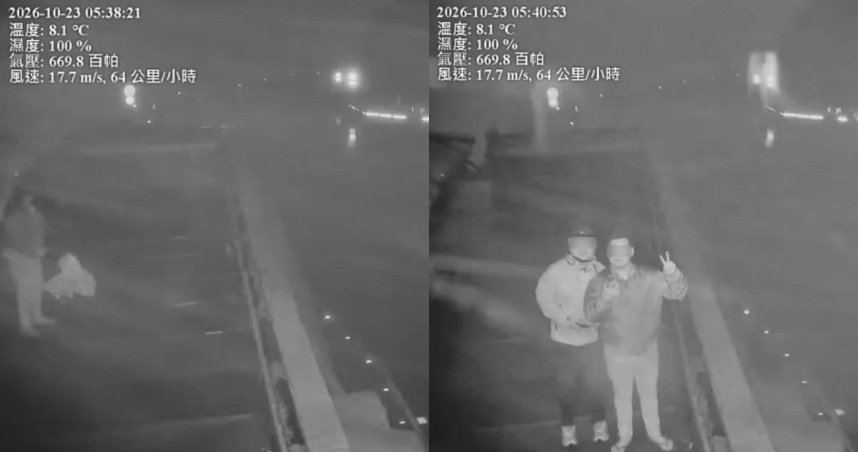 颱風天風雨狂吹！民眾夜衝武嶺「打卡比YA」　網氣炸：快開罰