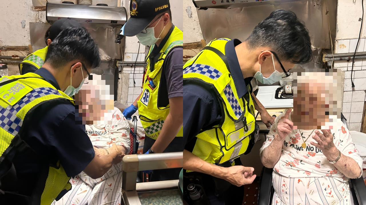 高齡者悲歌！台中百歲嬤跌倒淚喊「4個孩子全都死了」警方鼻酸淚曝真相