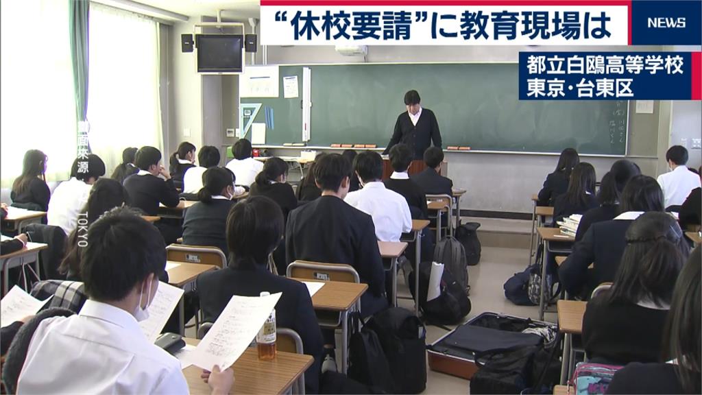 一團亂！中央地方不同調 日本高中已下停課引民怨