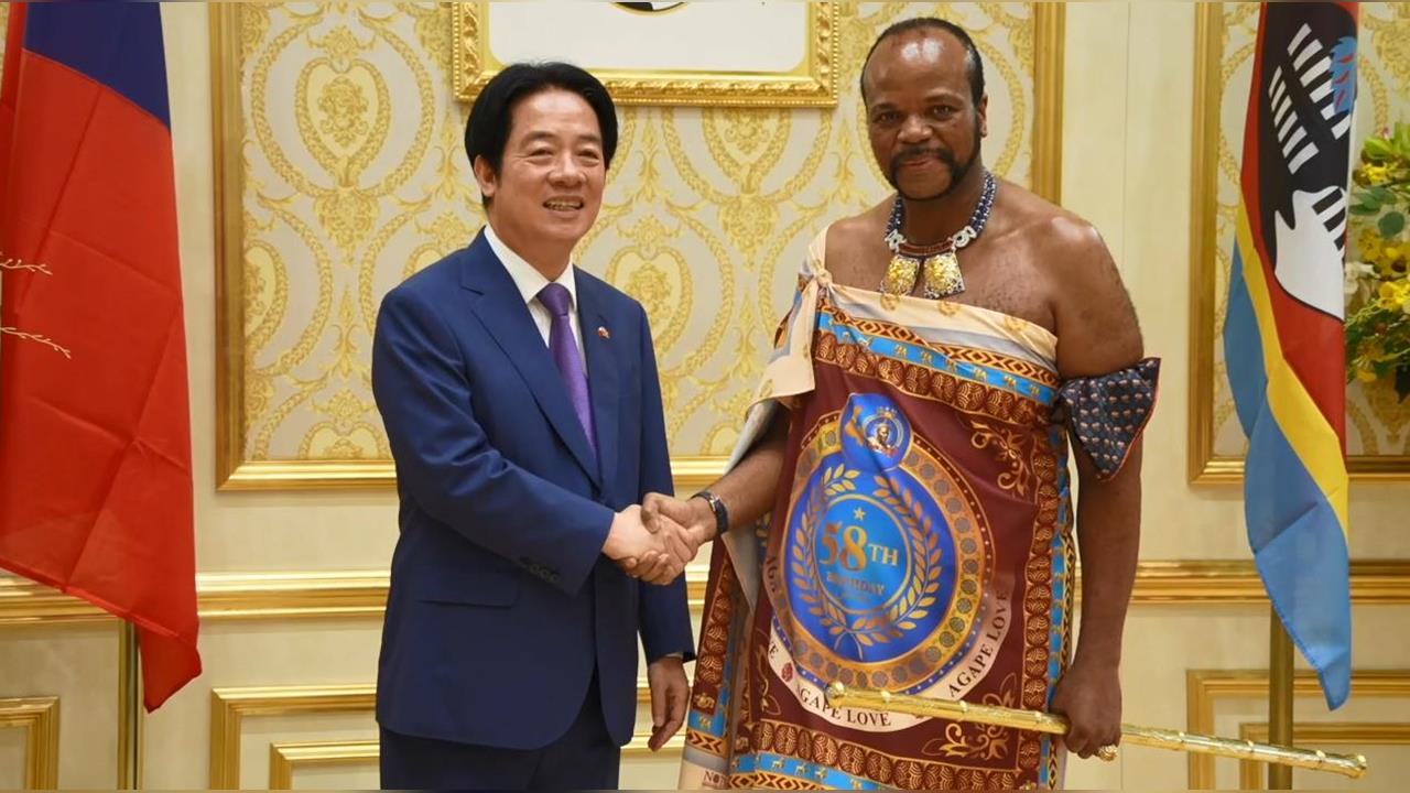 快新聞／賴清德與史王簽署聯合公報！盼深化台史邦誼並攜手為世界做出貢獻