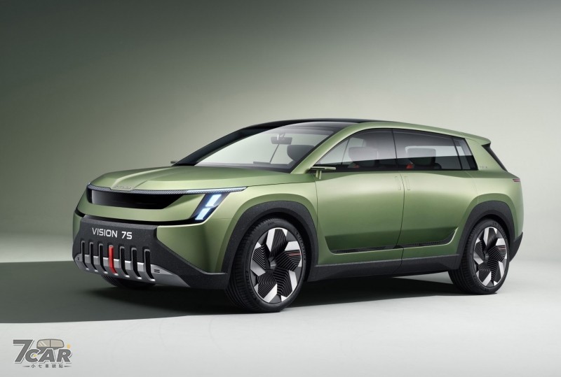 續航力超過 600 公里  &Scaron;koda Vision 7S 概念車正式亮相