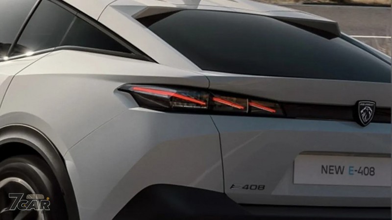 純電版即將來臨!  Peugeot E-408 預告登場