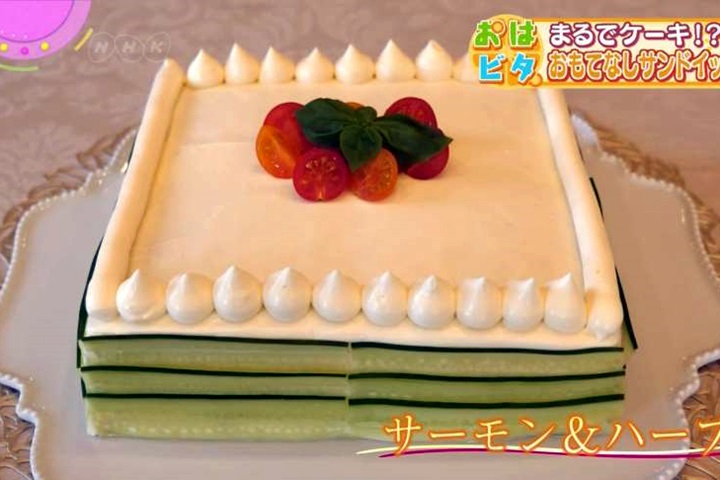 日本美食達人搞創意 北歐「三明治蛋糕」變身
