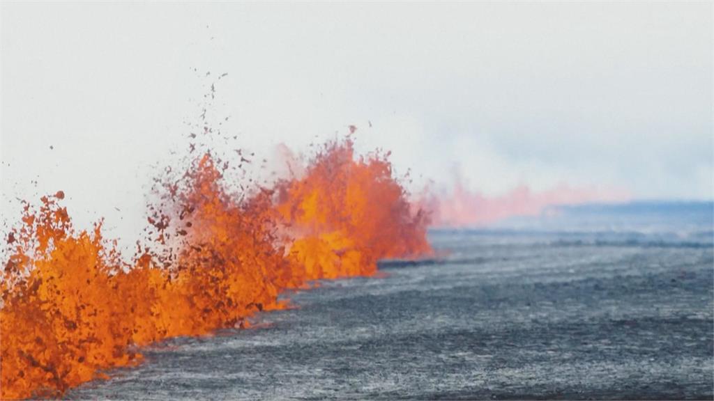 冰島西南部火山壯麗噴發