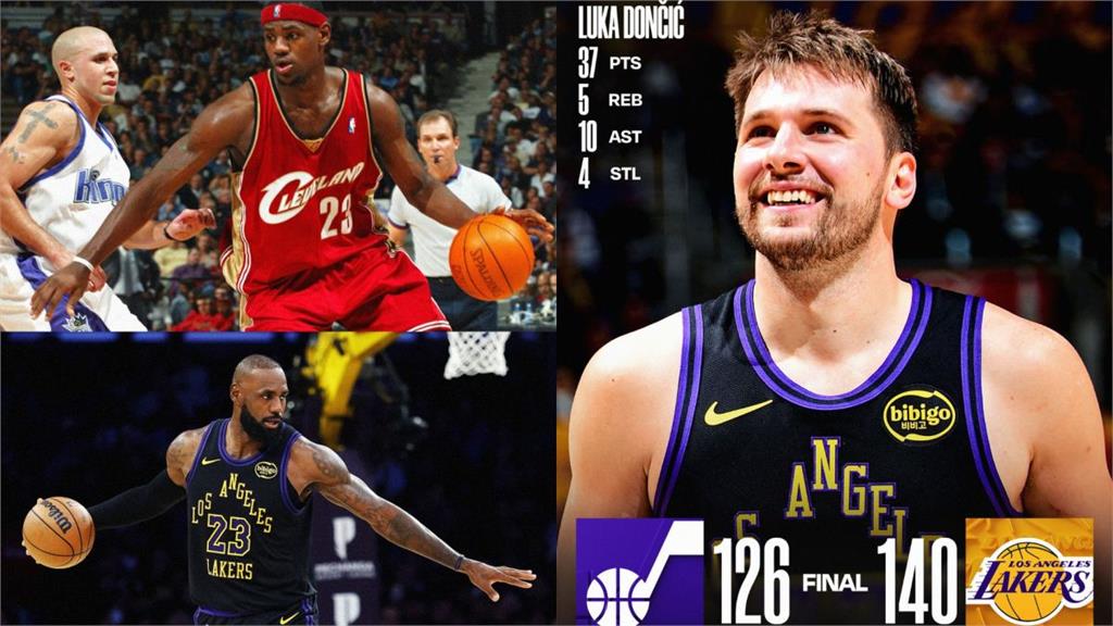 詹皇23季首戰回歸!湖人5人上雙 攜唐西奇轟垮爵士