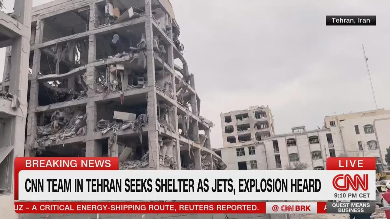 伊朗多地被炸！　至今已釀逾1300死　CNN團隊親歷空襲現場