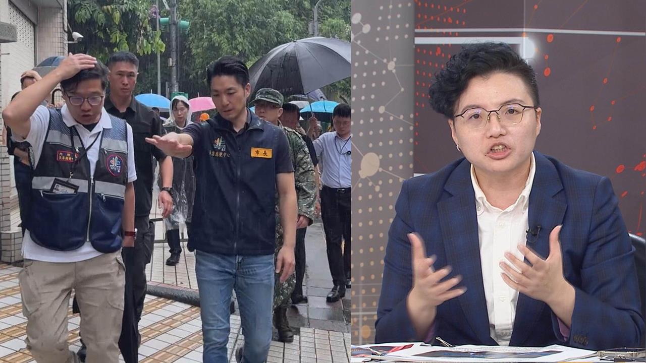 注重形象？蔣萬安淋雨勘災連髮型都沒亂？吳靜怡酸：演技輸給「韓國瑜」！