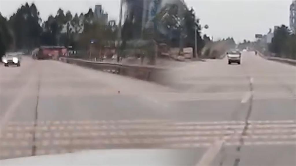 中國男開車1分鐘遇「106個跳動路面」　網傻眼：腎結石都震出來了