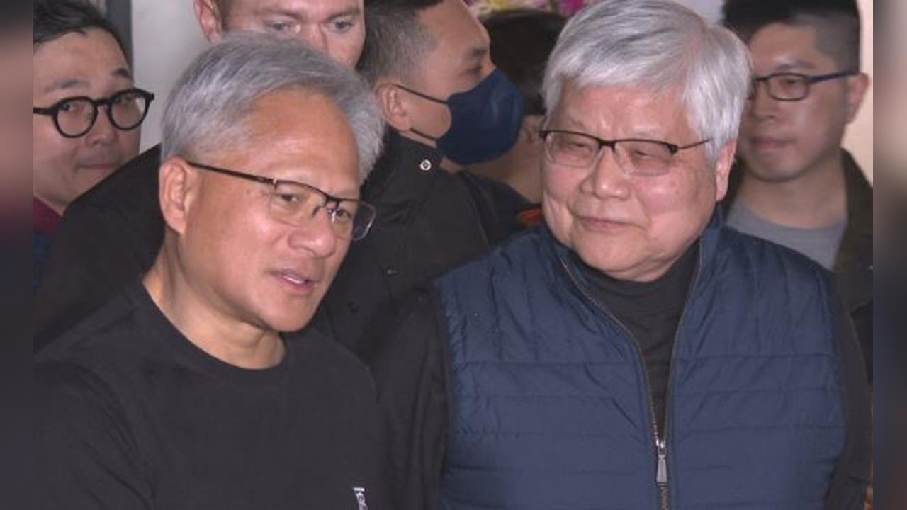 AI　雙雄同框慶功　黃仁勳宴請台積電高層　　曝北市科總部"簽約很簡單"