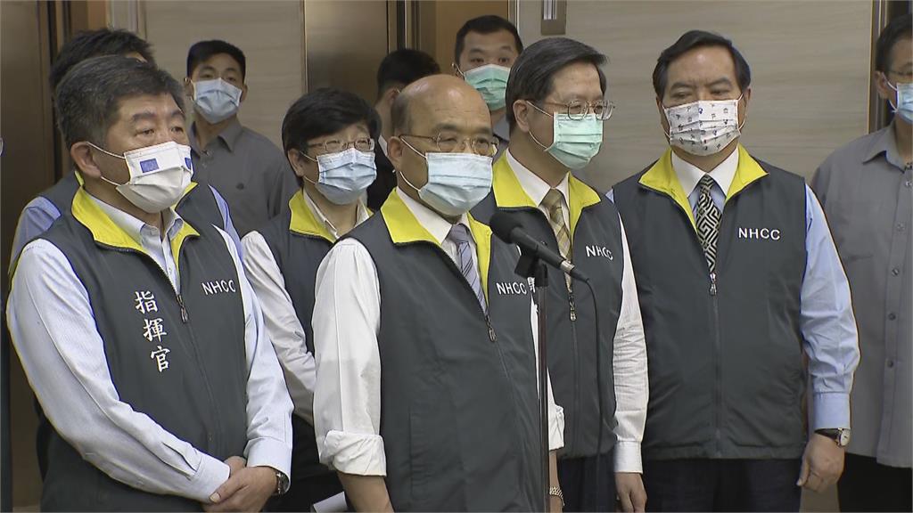 快新聞／「台灣是我們的家要齊心抗疫」　蘇貞昌：加強擴大生產防護衣、氧氣機　