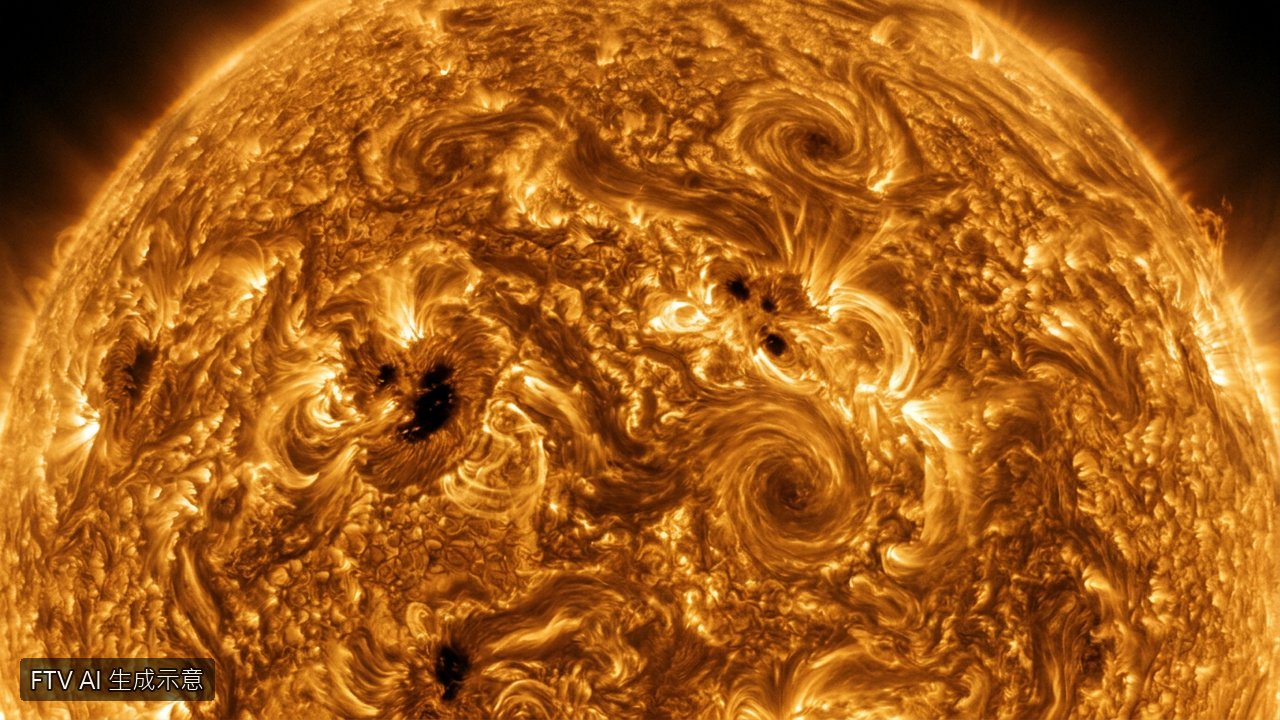 太陽表面驚見「梵谷星夜」！科學家首度觀測到神祕漩渦