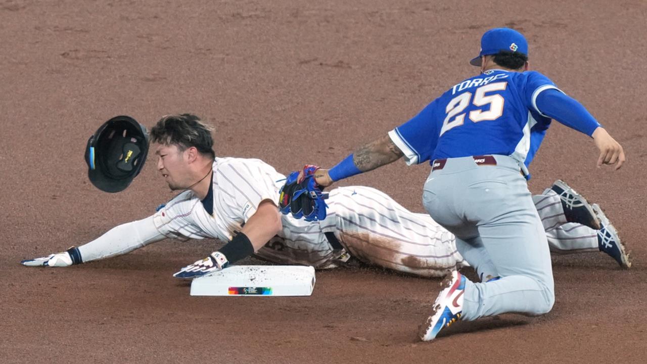 經典賽(影)／傷到怕！日本武士重砲鈴木誠也「十字韌帶扭傷」：我發誓不再頭部滑壘