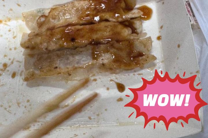 他吃鍋貼驚見「嚼過口香糖」業者竟回是豬肉！總公司出手：終止加盟