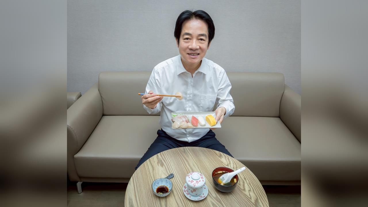 快新聞/賴清德大啖壽司掀午餐外交旋風 名醫:「上醫醫國」最佳典範