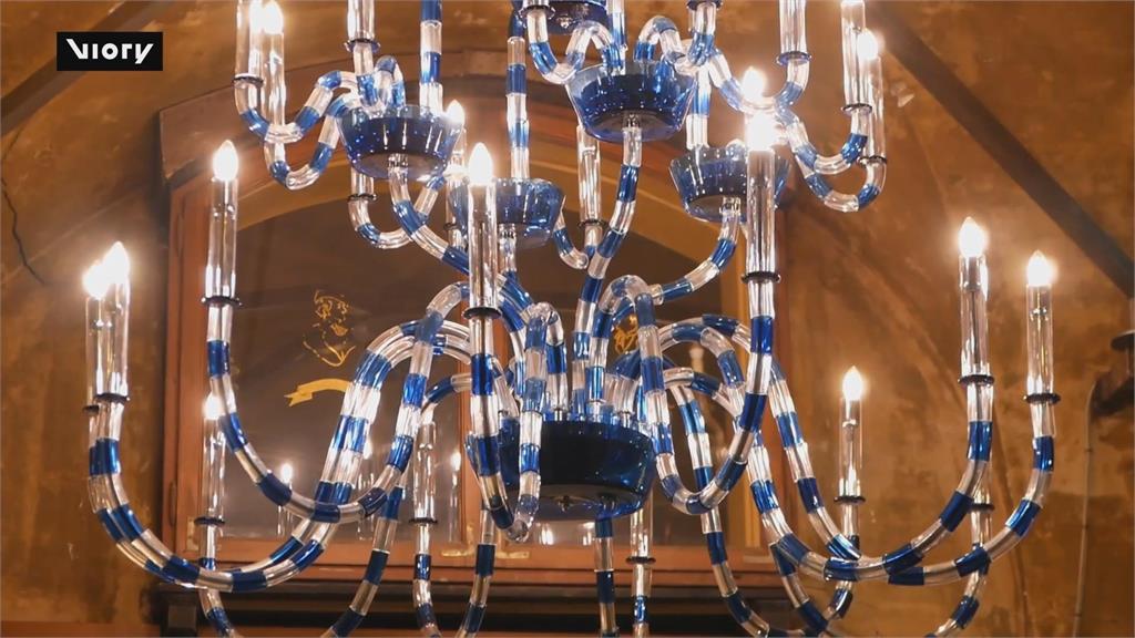 「玻璃島」合作「水都」　璀璨玻璃燈照亮聖馬可廣場