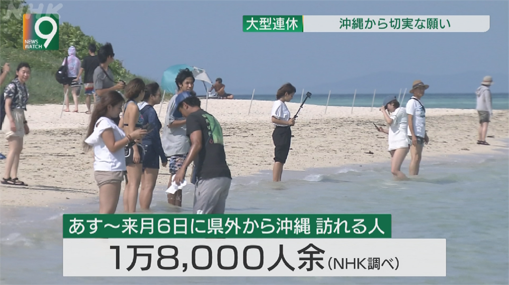日本黃金周閉門拒觀光 仍有1.8萬人預定遊沖繩