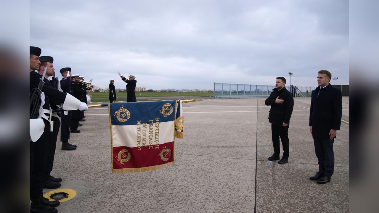 快新聞/馬克宏親迎!澤倫斯基抵達法國 將簽署「歷史性協議」
