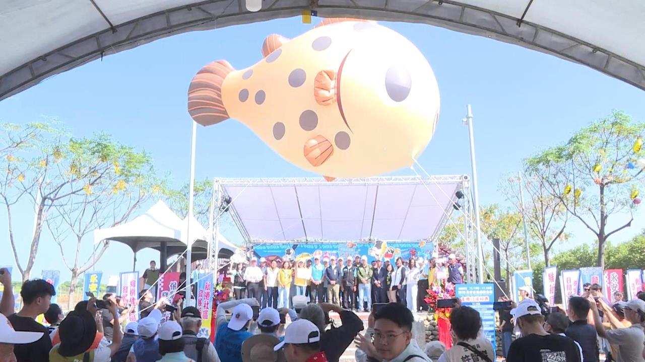 高雄「永安石斑魚節」登場! 綠營初選對手 邱議瑩、許智傑手牽手上台