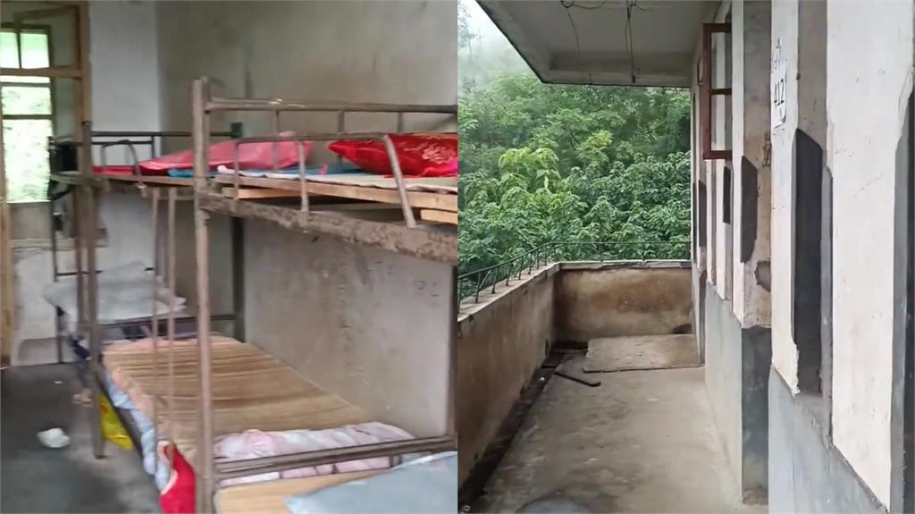 比監獄還慘！中國學校宿舍「連門都沒有」畫面流出...網怒：叫校長來住