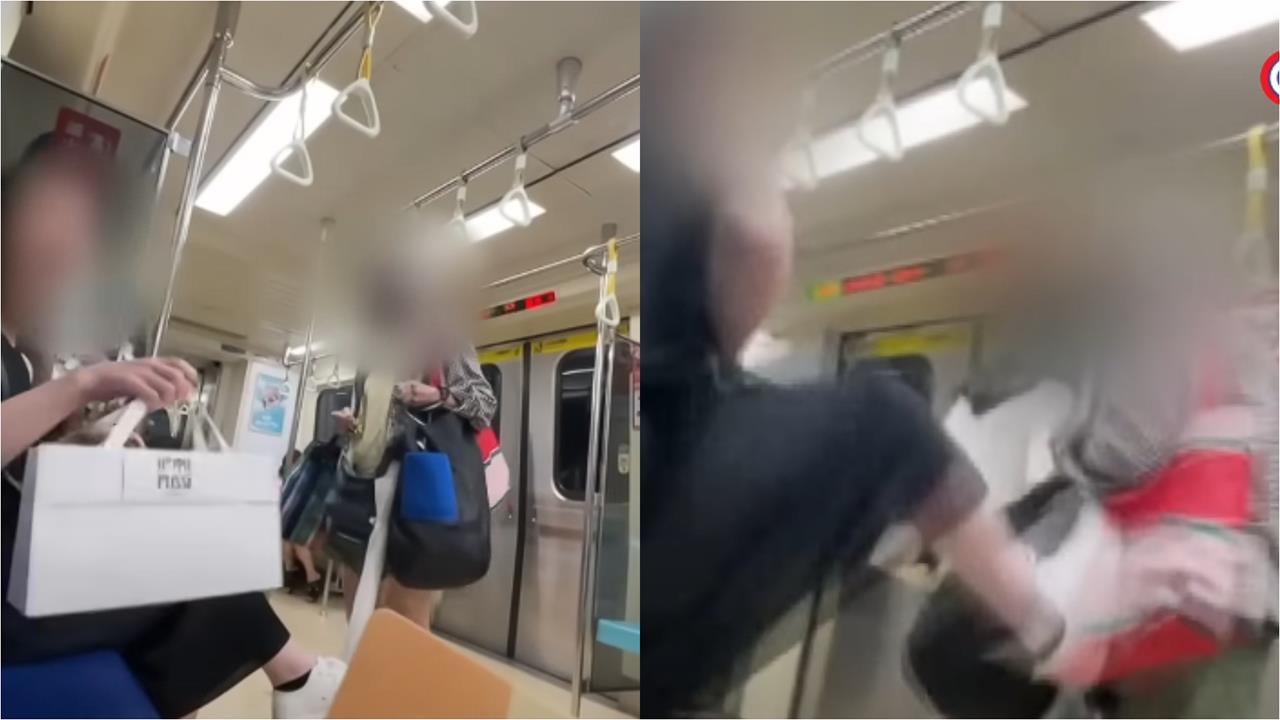 北捷男乘客提精品袋「踹飛白髮阿嬤」火紅！超狂背景被起底…私下反差真面目曝光