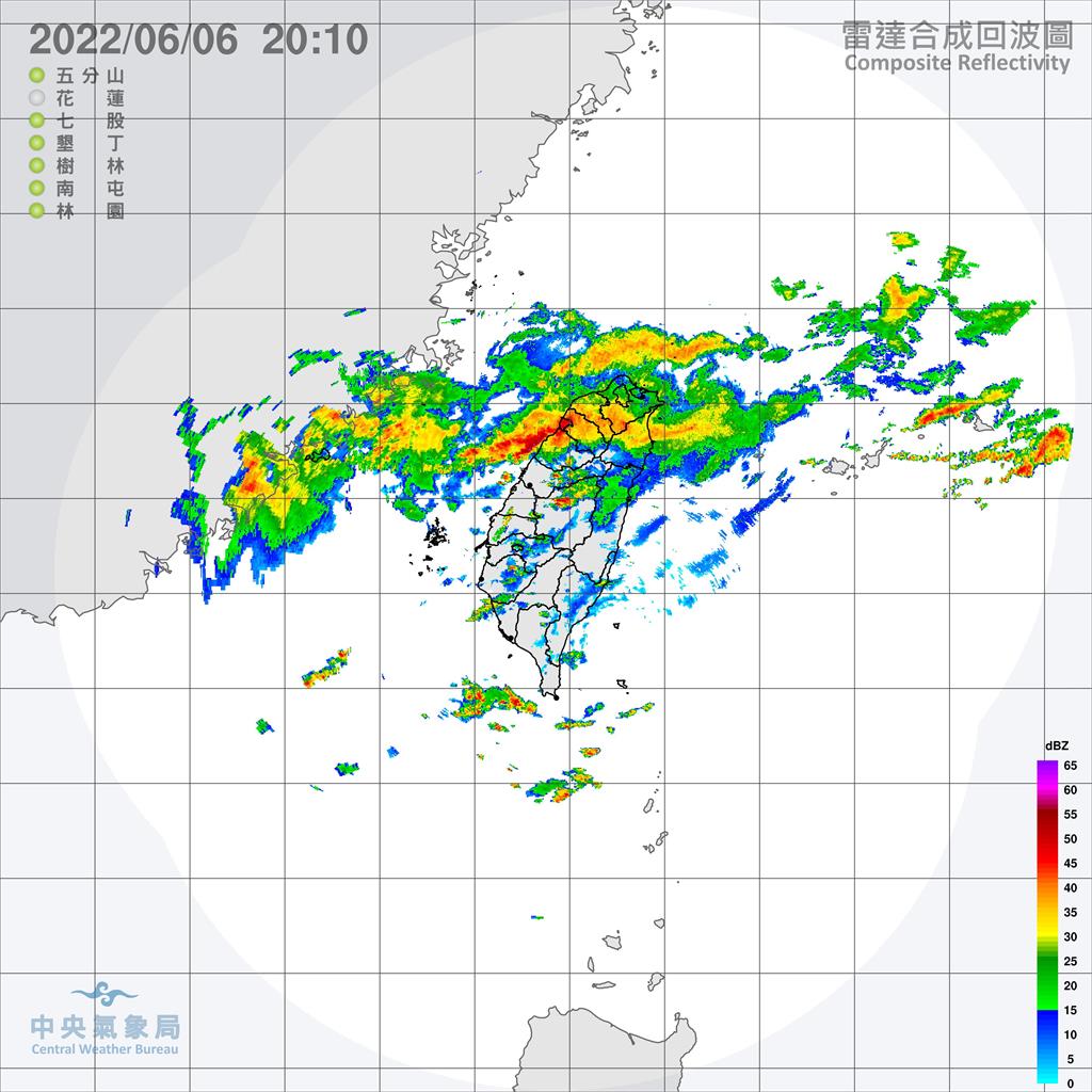 快新聞／梅雨鋒面報到！全台13縣市今晚下大雨　防雷擊、強陣風