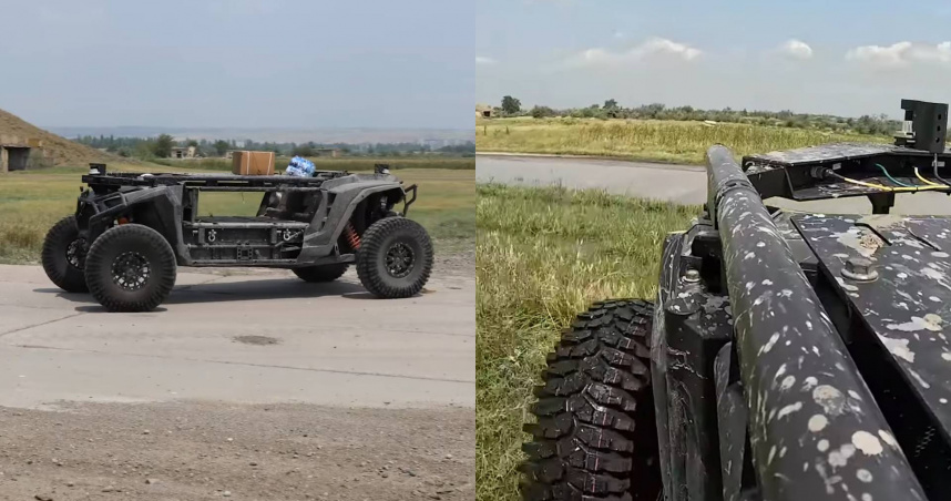 AI戰車悄登俄羅斯邊境　美軍無人駕駛補給車「自己跑全場」