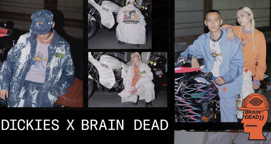 塗鴉丹寧外套超Q！Dickies X Brain Dead東區工裝概念店獨家登場