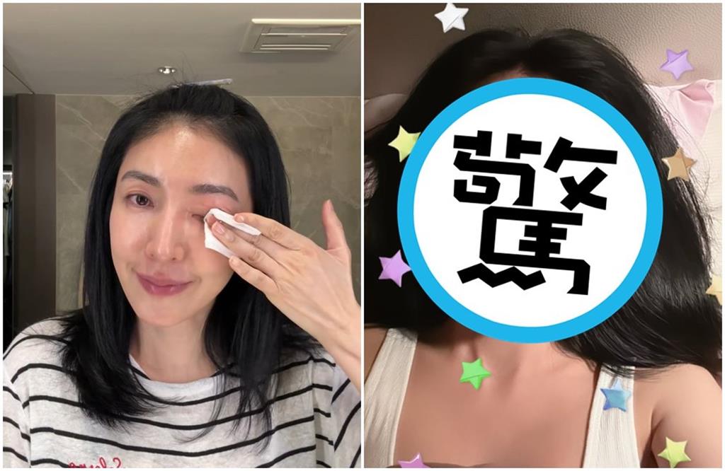 楊謹華深夜卸妝片曝光！　「大素顏」躺床網驚：美到不行
