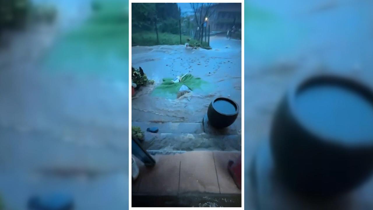 竹縣五指山暴雨！　山洪暴發害屋損　居民控村長不聞不問