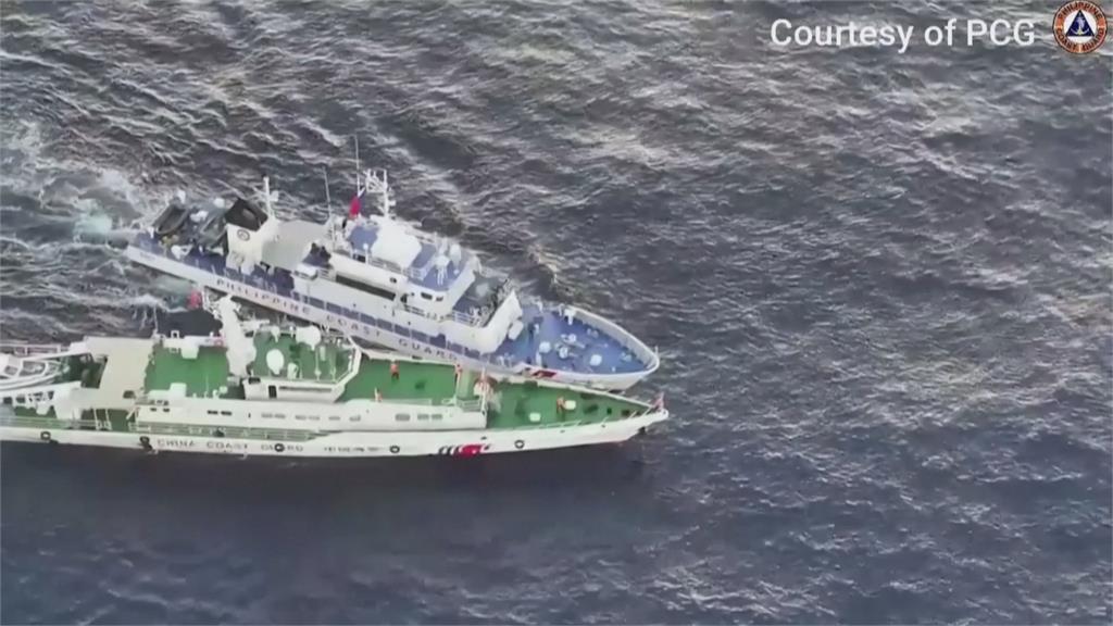 中菲<em>南海</em>衝突　中國海警船撞菲律賓海巡船　還射水砲