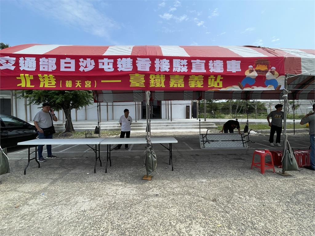 白沙屯媽祖抵達北港朝天宮　交通部鐵公路疏運單位全力互助聯防　協助雲林縣府完成疏運