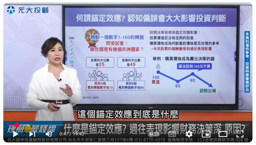 理財最錢線//龍年封關倒數1天 年終獎金投資術! 錨定效應告別盲點