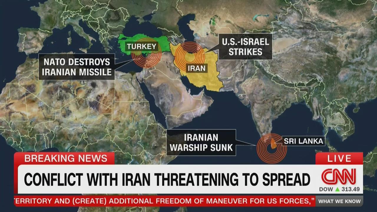 中東戰火外擴！　伊朗首炸北約盟國土耳其　北約防空系統及時攔截