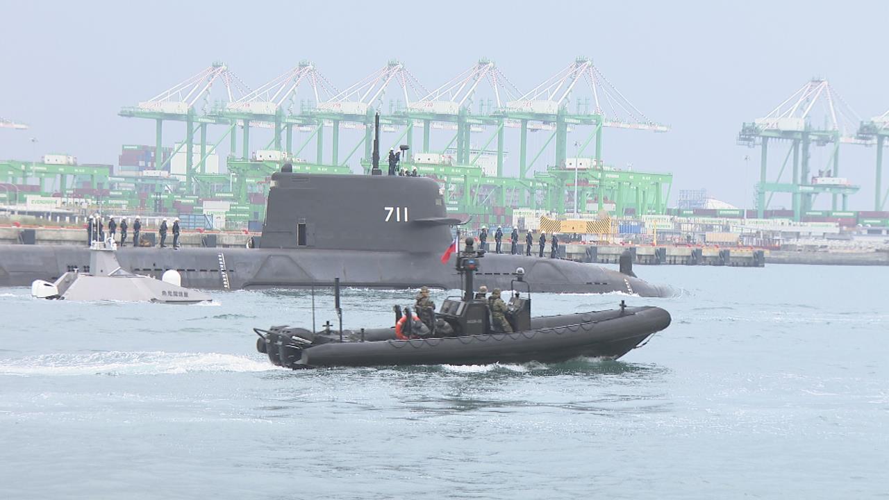 海鯤號第四次測試！　潛航相關科目水上模擬訓練