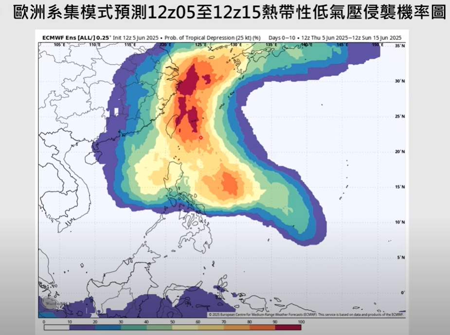 降雨熱區曝光！環境有利颱風「蝴蝶」生成　專家PO圖揭「撲台關鍵」